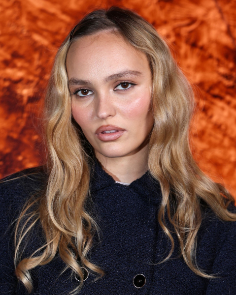 spring hair trend 2026 caramel hair color on lily rose depp